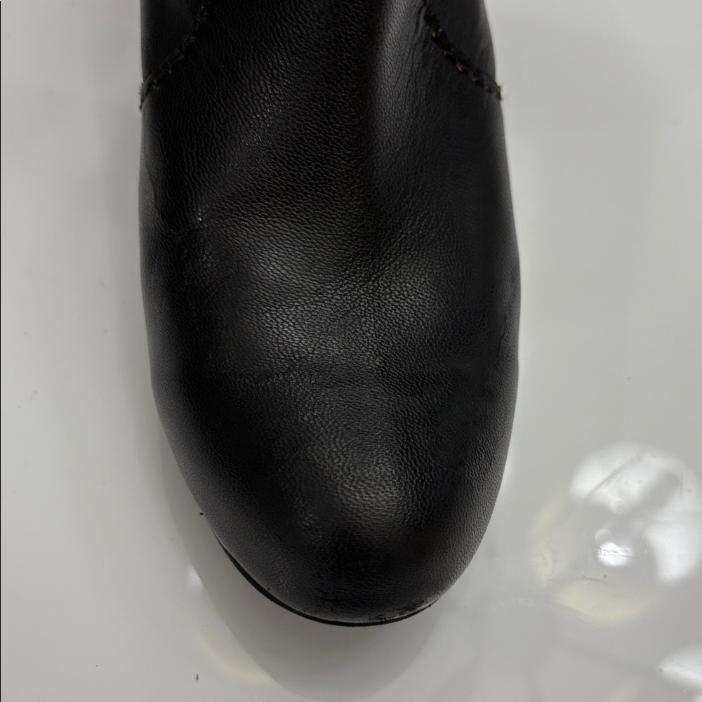 FOSSIL Black Leather BOOTS size 8.5 in boot bag - Picture 7 of 16